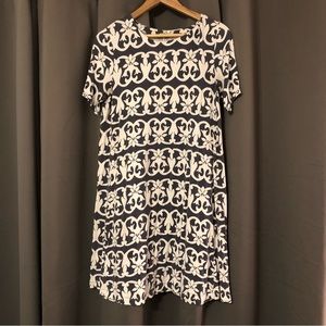 Patterned Swing Dress